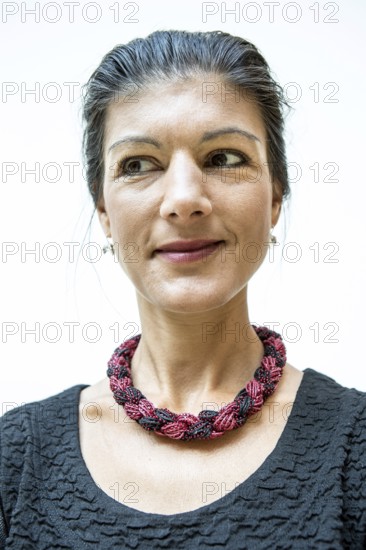 DEU Germany Germany Berlin The top politician on the left, Sarah Wagenknecht, during a photo session