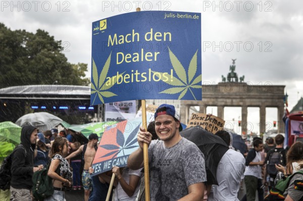 DEU Germany Germany Berlin demonstrators at the Hemp Parade 2014
