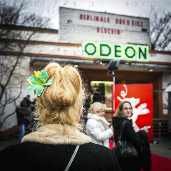 DEU Germany Germany Berlin 65th Berlinale, the International Film Festival in the German capital. 'Berlinale goes Kiez' with the film 'Blochin' by Mathias Glasner, including with Jürgen Vogel at the Odeon Cinema