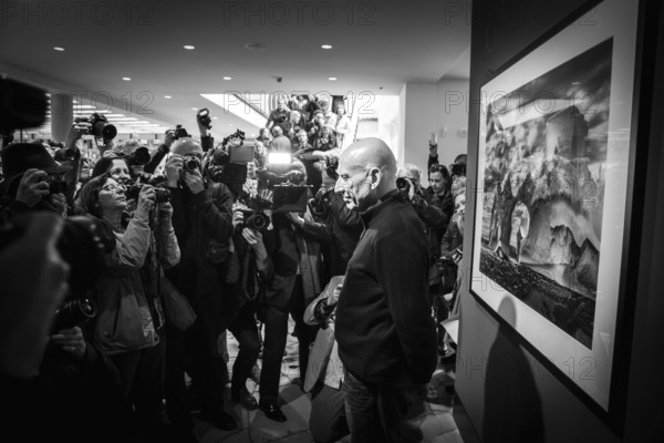 DEU Germany Germany Berlin Press date for the photo exhibition 'Genesis' by Brazilian photographer Sebastian Salgado in the Berlin photo gallery _äà