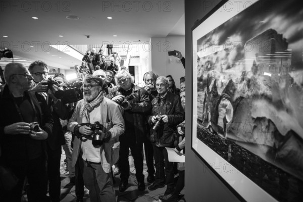 DEU Germany Germany Berlin Press date for the photo exhibition 'Genesis' by Brazilian photographer Sebastian Salgado in the Berlin photo gallery _äà
