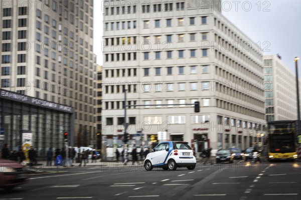 DEU Germany Germany Berlin car sharing scenes in the capital