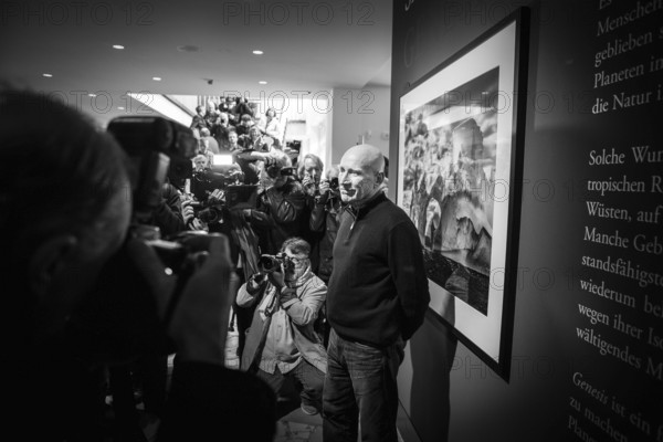 DEU Germany Germany Berlin Press date for the photo exhibition 'Genesis' by Brazilian photographer Sebastian Salgado in the Berlin photo gallery _äà