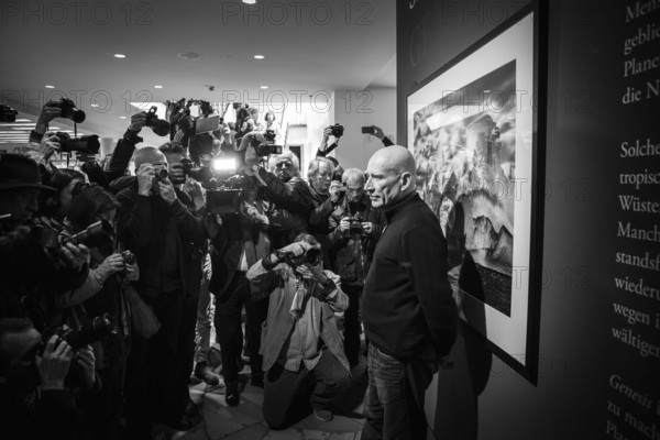 DEU Germany Germany Berlin Press date for the photo exhibition 'Genesis' by Brazilian photographer Sebastian Salgado in the Berlin photo gallery _äà