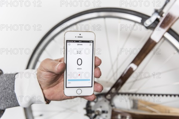 DEU Germany Germany Berlin E-bike from Aceteam in a showroom