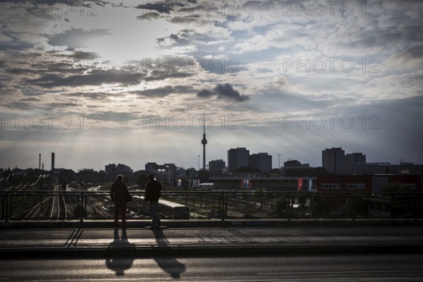 DEU Germany Germany Berlin View from the Warsaw Bridge towards East Berlin