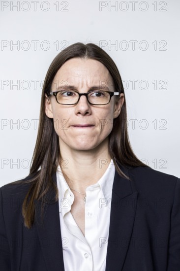 DEU Germany Germany Berlin State Secretary in the Federal Ministry of Defense, Katrin Suder, during a portrait appointment