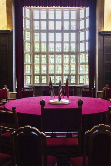 DEU Germany Germany Potsdam The negotiating table of victors in Cecilienhof