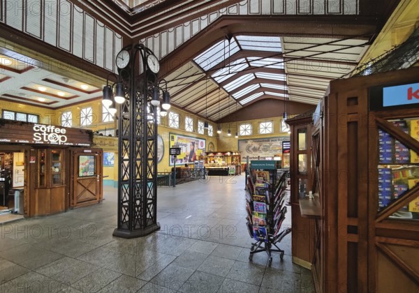 Interior view of Wittenbergplatz subway station, Charlottenburg, City-West, Berlin, Germany