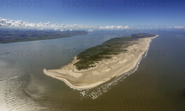 Rattendüne, Ostbake, Wadden Sea, aerial photo, Norderney, North Sea, North Sea island, East Frisian Islands, Lower Saxony, Germany, d 0.922136 0.809311, d 0.929829 0.806373, d 0.939984 0.804367, d 0.965305 0.809623, Europe, birds-eyes view, aerial photography, aerial photography, overview, overview, bird's eye view