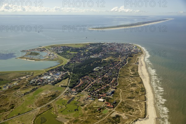 Location Norderney, West Island, Wadden Sea, aerial view, Norderney, North Sea, North Sea island, East Frisian Islands, Lower Saxony, Germany, Europe, birds-eyes view, aerial photography, aerial photography, aerial photography, overview, bird's eye view