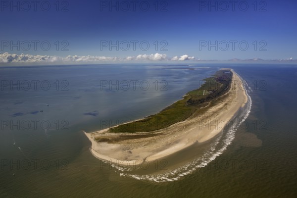 East side Kalfamer, Wadden Sea, aerial view, Juist, North Sea, North Sea island, East Frisian Islands, Lower Saxony, Germany, Norderney, Europe, birds-eyes view, aerial photography, aerial photography, aerial photography, overview, bird's eye view