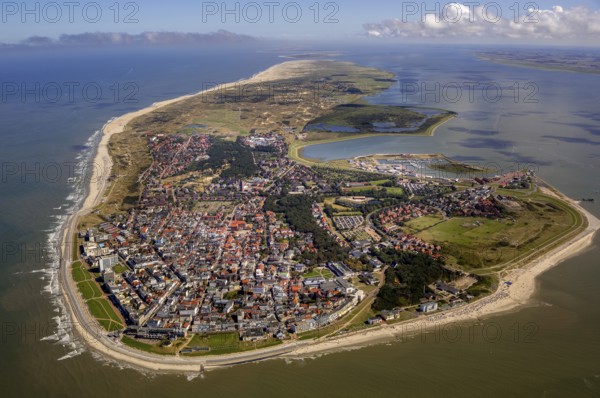 Location Norderney, West Island, Wadden Sea, aerial view, Norderney, North Sea, North Sea island, East Frisian Islands, Lower Saxony, Germany, Europe, birds-eyes view, aerial photography, aerial photography, aerial photography, overview, bird's eye view