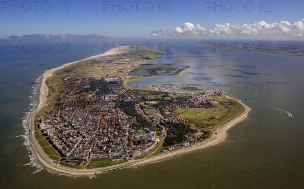 Location Norderney, West Island, Wadden Sea, aerial view, Norderney, North Sea, North Sea island, East Frisian Islands, Lower Saxony, Germany, Europe, birds-eyes view, aerial photography, aerial photography, aerial photography, overview, bird's eye view