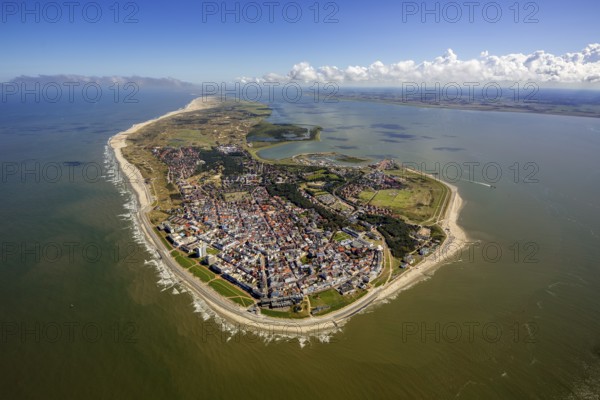 Location Norderney, West Island, Wadden Sea, aerial view, Norderney, North Sea, North Sea island, East Frisian Islands, Lower Saxony, Germany, Europe, birds-eyes view, aerial photography, aerial photography, aerial photography, overview, bird's eye view