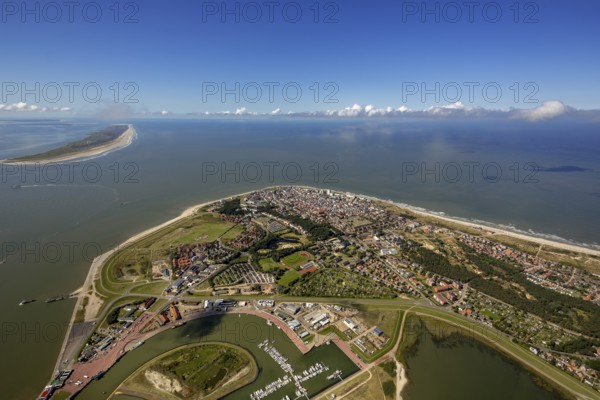 Location Norderney, West Island, aerial view, Norderney, North Sea, North Sea island, East Frisian Islands, Lower Saxony, Germany, Europe, birds-eyes view, aerial photography, aerial photography, overview, overview, bird's eye view