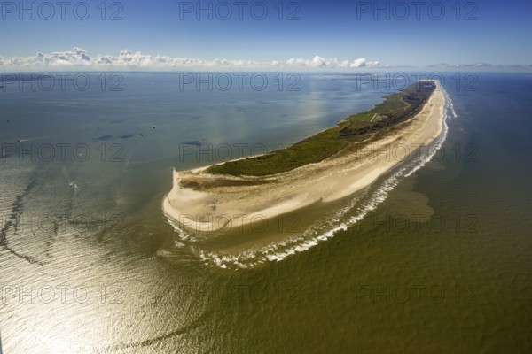 East side of Kalfamer, Wadden Sea, aerial photo, Juist, North Sea, North Sea island, East Frisian Islands, Lower Saxony, Germany, Europe, birds-eyes view, aerial photography, aerial photography, overview, bird's eye view