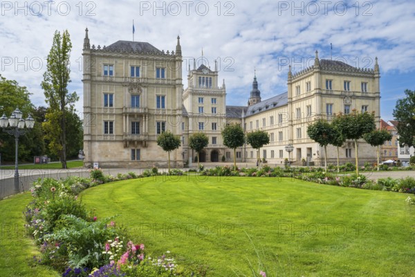 Ehrenburg Castle, Coburg, Upper Franconia, Franconia, Bavaria, Germany