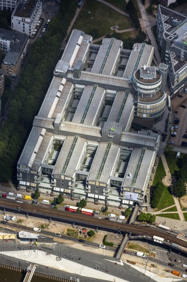 Stern Verlagshaus Am Baumwall 11, Stern editorial office, Hamburg, Free and Hanseatic City of Hamburg, Germany, Europe, aerial photo, birds-eyes view, aerial photography, aerial photography, overview, overview, bird's eye view