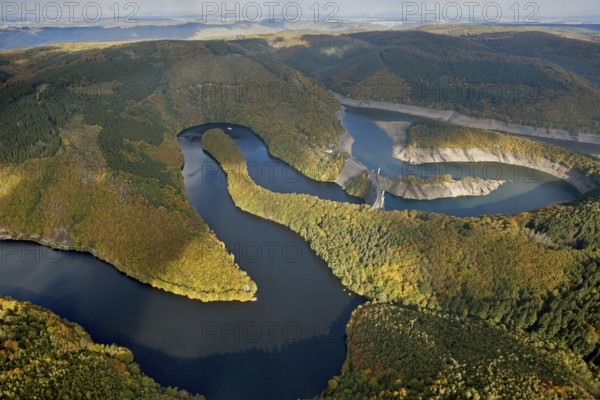 Simmerath, Belgium Aachen border area Eifel Rursee, North Rhine-Westphalia, Germany, Europe, aerial view, birds-eyes view, aerial photography, aerial photography, overview, overview, bird's eye view