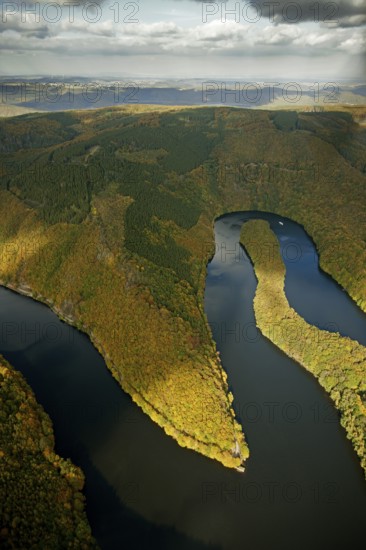 Heimbach, Belgium Aachen border area Eifel Rursee, North Rhine-Westphalia, Germany, Europe, aerial photo, birds-eyes view, aerial photography, aerial photography, overview, bird's eye view