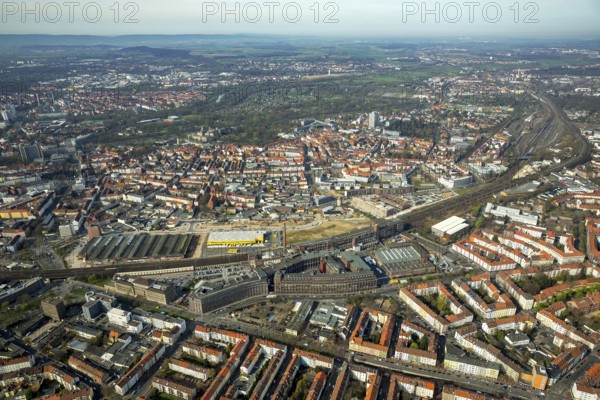 Continental Reifen Deutschland GmbH, ContiTech Luftfedersysteme GmbH, plant and administration Hanover, Hanover, state capital, Lower Saxony, Germany, DE, Europe, aerial photo, birds-eyes view, aerial photography, aerial photography, overview, overview, bird's eye view