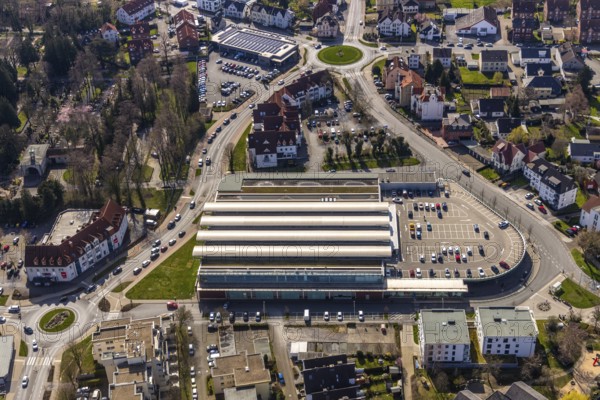 Aerial view, Kaufland Werl, Werl, North Rhine-Westphalia, Germany