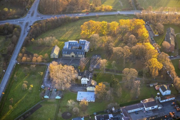 Aerial photo, Westuffeln Children's and Youth Welfare Centre, Werl, North Rhine-Westphalia, Germany