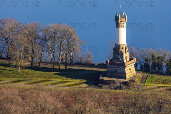 Aerial view, Harkortturm, Alt-Wetter, Wetter, Ruhr area, North Rhine-Westphalia, Germany