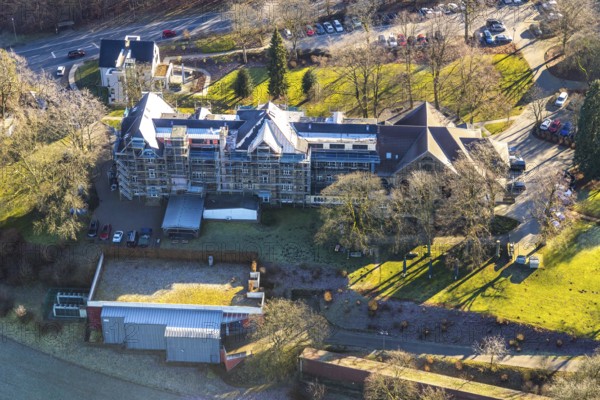 Aerial photo, RZV Rechenzentrum Volmarstein GmbH, Grundschöttel, Wetter, Ruhr area, North Rhine-Westphalia, Germany