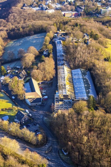 Aerial photo, Sichelschmidt GmbH, Im Hilingschen, Grundschöttel, Wetter, Ruhr area, North Rhine-Westphalia, Germany