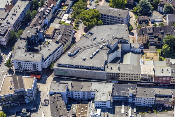 Aerial view, Galeria Karstadt Kaufhof, Witten, Ennepe-Ruhr district, Ruhr area, North Rhine-Westphalia, Germany
