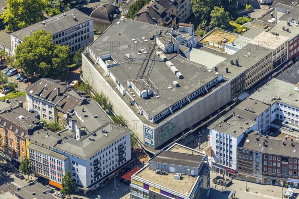 Aerial view, Galeria Karstadt Kaufhof, Witten, Ennepe-Ruhr district, Ruhr area, North Rhine-Westphalia, Germany