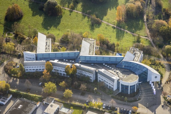 Aerial view, Witten/Herdecke University, Annen, Witten, Ruhr area, North Rhine-Westphalia, Germany
