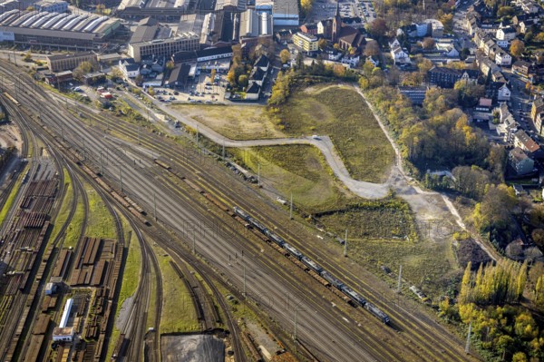 Aerial view, Drei Könige construction area, Witten-Mitte, Witten, Ennepe-Ruhr district, Ruhr area, North Rhine-Westphalia, Germany