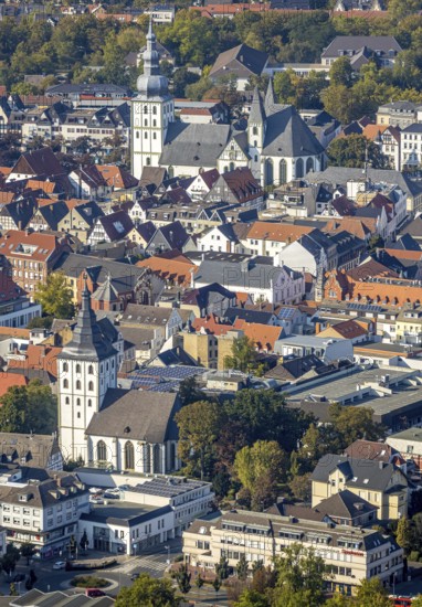 Aerial view, Old Town, evang. Große Marienkirche, Rathausstraße, Jakobikirche, Lange Straße, Lippstadt, Kreis Soest, North Rhine-Westphalia, Germany, place of worship, City, DE, Europe, religious community, place of worship, property tax, holy place, real estate, city centre, church, church community, denomination, Kreis-Soest-Buch, KreisSoestBuch, aerial view, aerial photography, aerial photography, religion, religious site, city view, city centre, overview, bird's-eye view, residential complex, living and life, residential area, residential buildings, residential quality, residential quarter, housing estate, birds-eyes view, overview