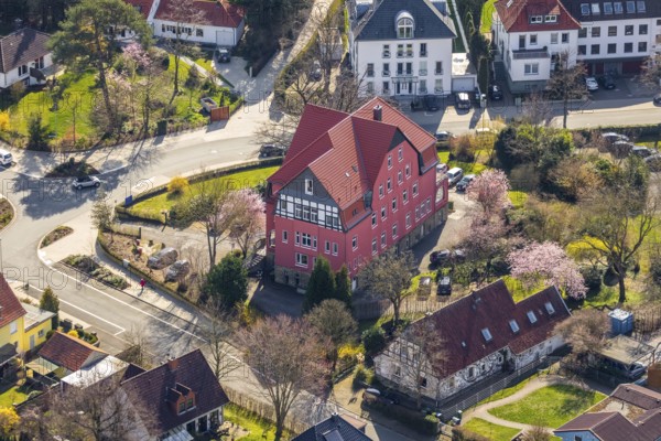 Aerial view, Evang. Frauenhilfe in Westfalen, Soest, Soester Börde, North Rhine-Westphalia, Germany, DE, Europe, Feldmühlenweg, aerial view, aerial photography, aerial photography, overview, bird's-eye view, Westfälische Frauenhilfe, birds-eyes view, overview