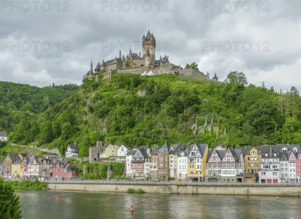 Scenery around Cochem, a town at Moselle river in Rhineland-Palatinate, Germany, at summer time