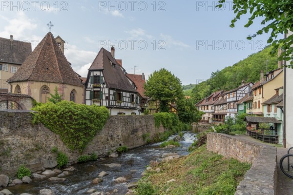 Impression of Kaysersberg, a historical town and former commune in Alsace in northeastern France