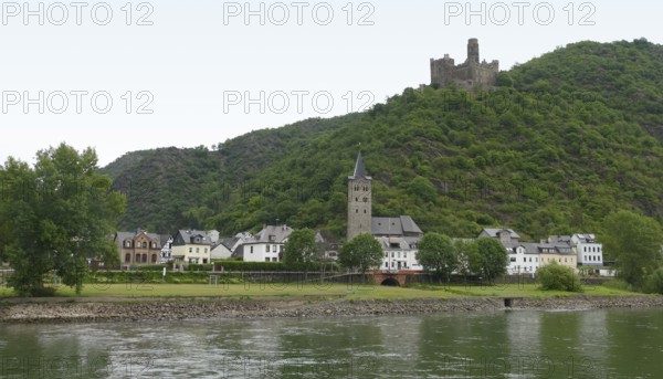 Castle Maus at the Middle Rhine area in Germany