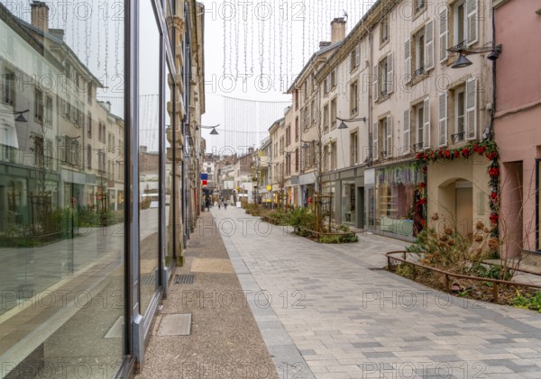 Impression of Epinal, a commune in northeastern France and the prefecture of the Vosges department at winter time