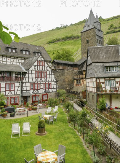 The Malerwinkel in Bacharach at the Middle Rhine area in Germany