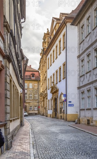 Idyllic scenery in Bamberg, a town in Upper Franconia, Germany