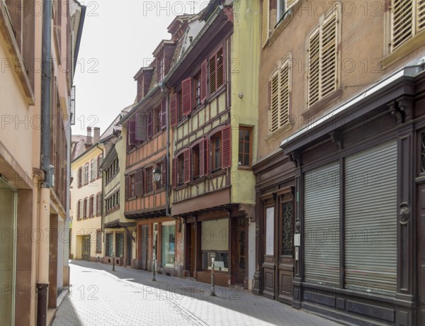Idyllic impression of Strasbourg, a city at the Alsace region in France