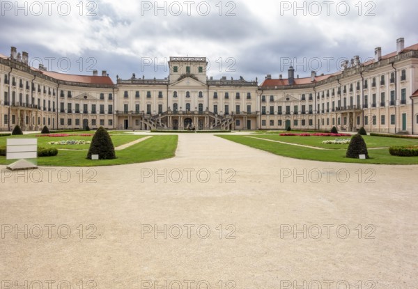 Palace named Esterhaza located in Fertoed, a town in Hungary
