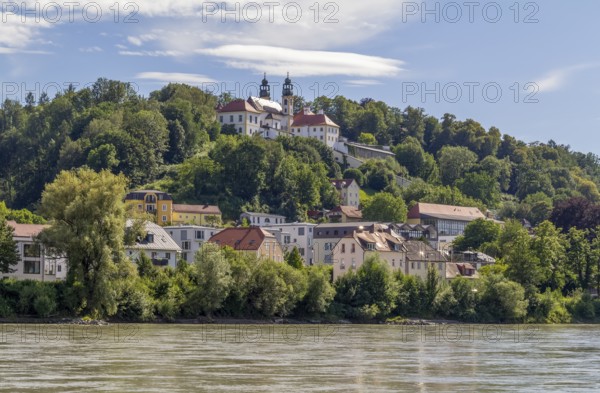 Riparian impression of Passau in Bavaria in southern Germany