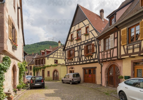 Impression of Kaysersberg, a historical town and former commune in Alsace in northeastern France
