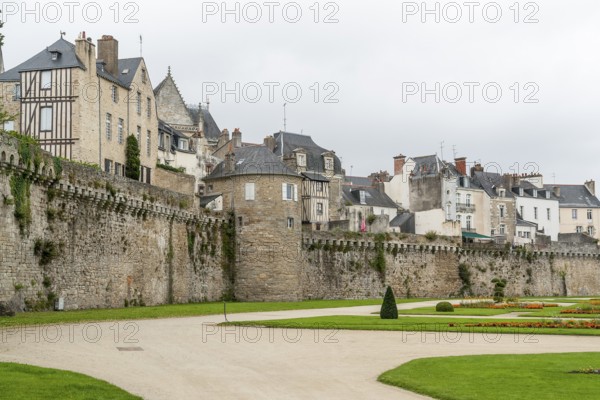 City ciew of Vannes, a commune in the Morbihan department in Brittany in north-western France