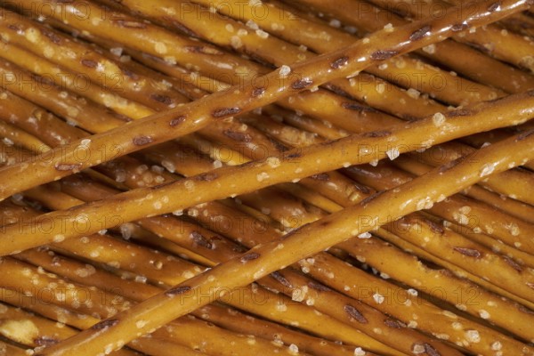 Full frame closeup of some crunchy salt sticks