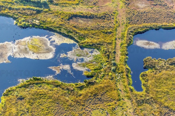 Aerial photo, Großes Torfmoor, Gehlenbeck, Hille, Lübbecke, Ostwestfalen-Lippe, OWL, North Rhine-Westphalia, Germany, DE, Europe, Hiller Moor, raised bog, aerial photo, aerial photography, aerial photography, moor, nature reserve Großes Torfmoor, Nettelstedter Moor, OWL book, OWL book, Ostwestfalen book, Torfmoor Lübbecke, overview, bird's eye view, birds-eyes view, overview